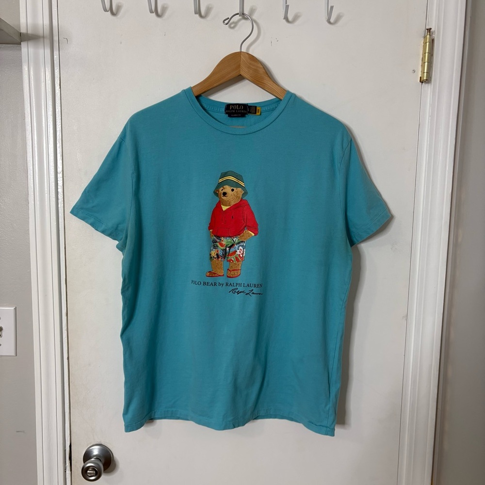 Polo Ralph Lauren Bucket Hat Tropical Bear Classic Fit T-Shirt